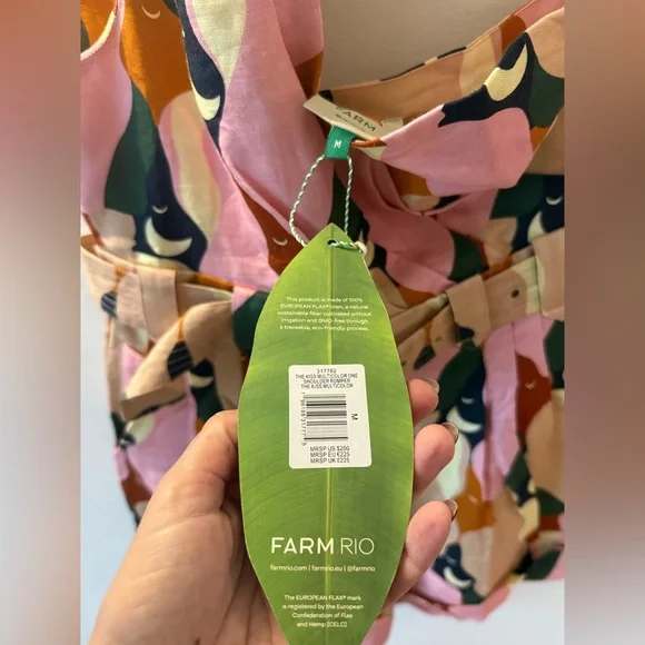 FARM Rio Multicolor Patterned One Should Romper - Picture 3 of 3